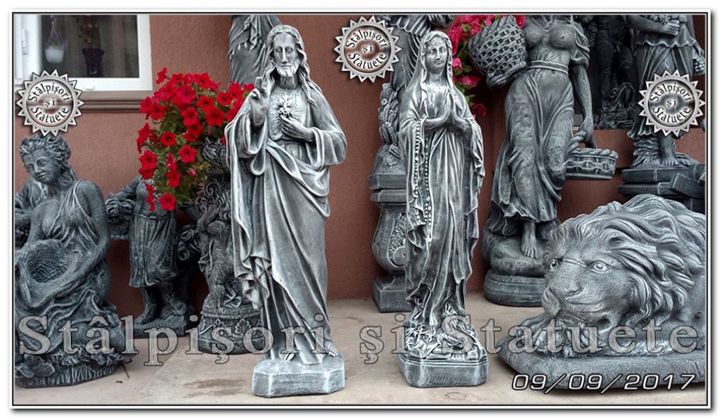 Statuete Isus si fecioara Maria model S6.