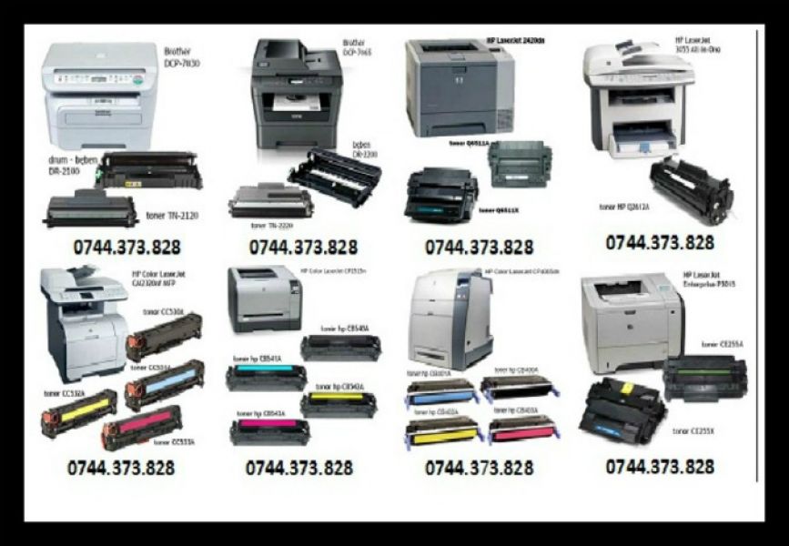 Reparatii si cartuse pentru imprimante, multifunctionale, copiatoare in Bucuresti si Ilfov.