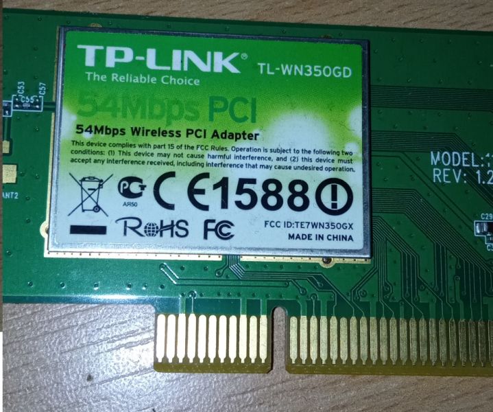 Vand Placa de retea wireless TP-LINK TL-WN350GD, PCI 