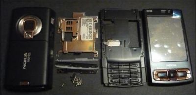 Carcasa Nokia N95 8 GIGA Black ( NEAGRA ) ORIGINALA COMPLETA SIGILATA