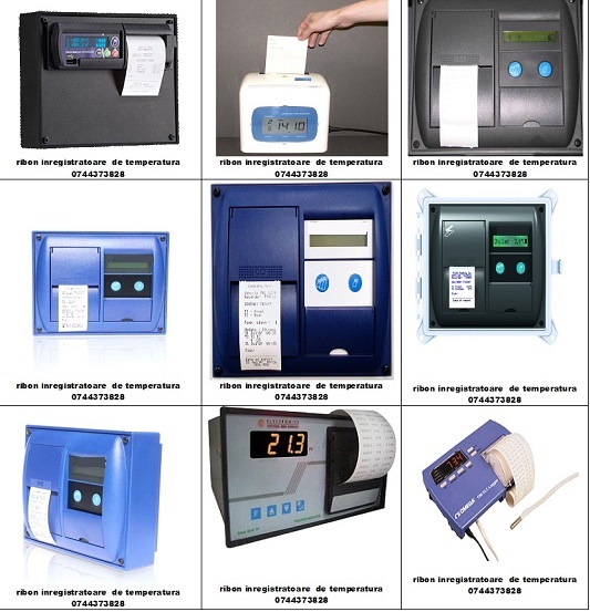 Ribon si hartie inregistrator TRANSCAN, THERMO KING, TERMOGRAF.  DATACOLD CARRIER,  ESCO DR, TOUCHPR