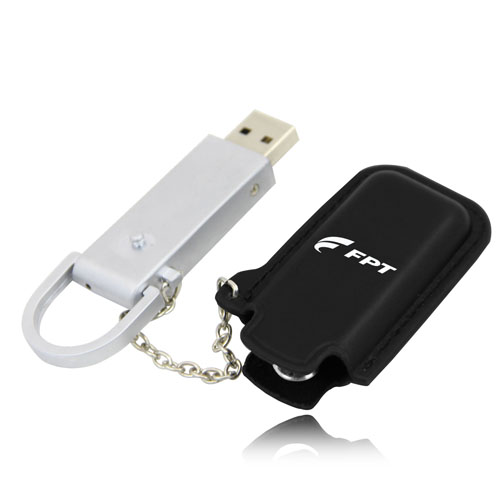Wholesale 1GB Dashing Flash Drive With Leather Case from China
