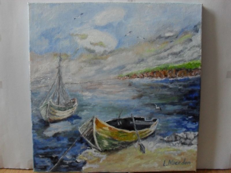 Picturi ulei pe panza;40cm/40cm;MacedonLuiza