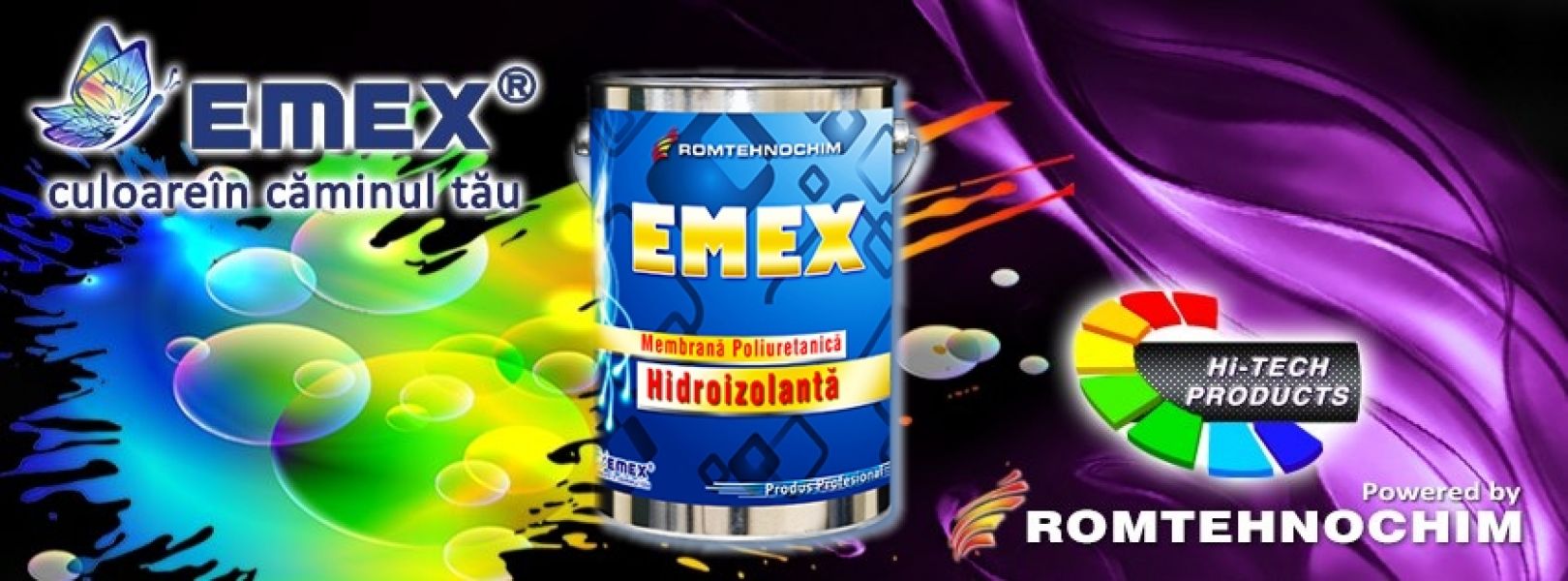 Membrana Poliuretanica Hidroizolanta EMEX - 16 Ron/Kg  Gri