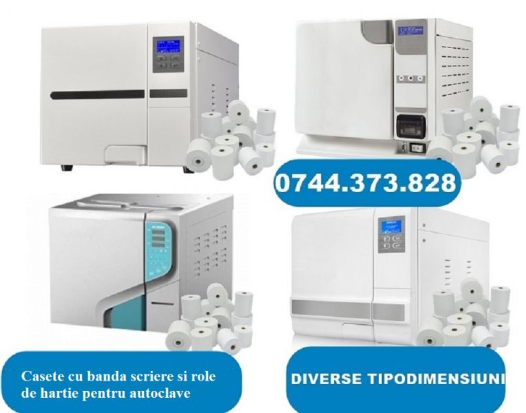 Ribon MELAPrint role hartie termica imprimante autoclave, sterilizare, medicale. 
