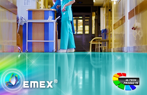 Emex - Pardoseli epoxidice avizate sanitar