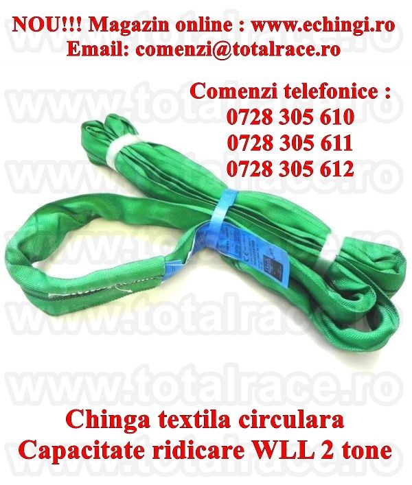 Chinga textila ridicare circulara 2 tone 4 metri