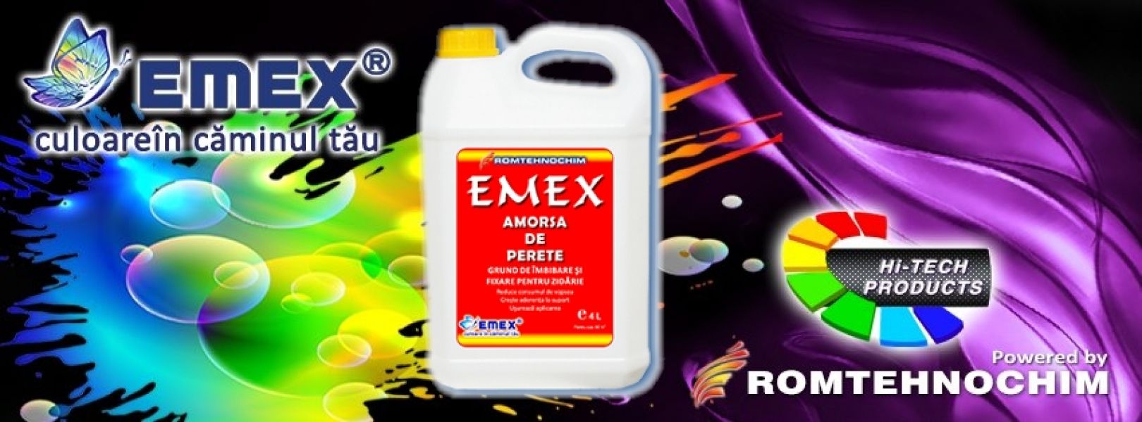 Amorsa de Perete Acrilica EMEX - 24,00 Ron/ Bidon 4 L