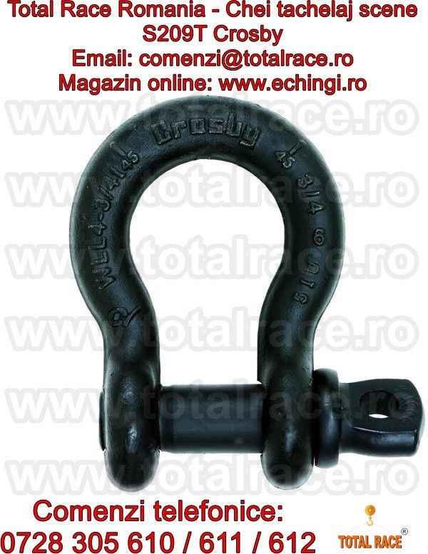 Gambeti / shackles omega cu bolt filetat S209T Crosby