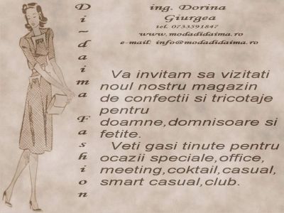 Mari reduceri de preturi in magazinul de confectii Didaima Fashion