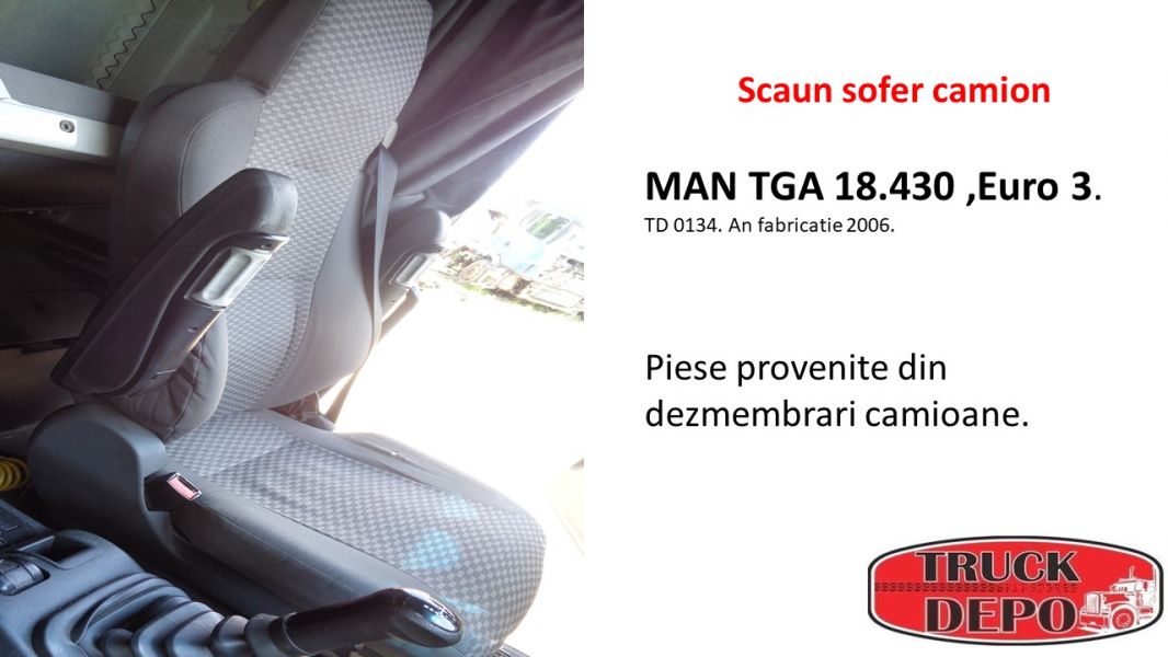 Scaun sofer camion MAN TGA 18.430