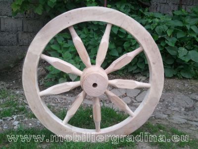 Roti de lemn decorative