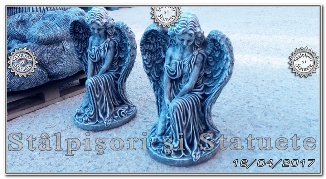 Statueta ingeras din beton model S42.