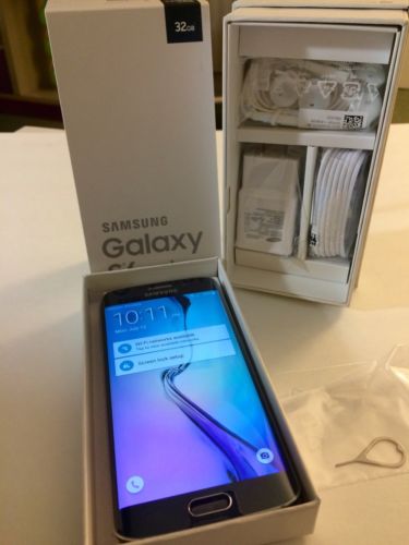 Samsung Galaxy S6 Edge SM-G925V - 32GB - Black Sapphire (Verizon) Smartphone