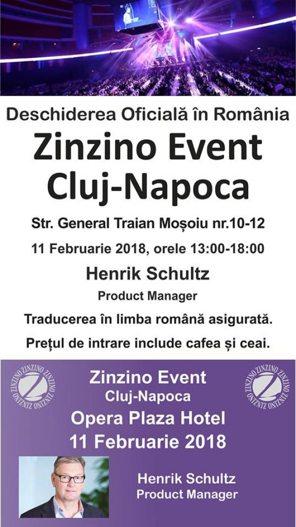 Zinzino - Deschiderea Oficială n Romnia la Cluj-Napoca
