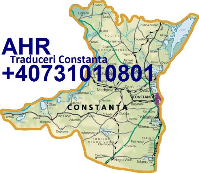 Traduceri Constanta AHR - traducatori Cernavoda-Medgidia