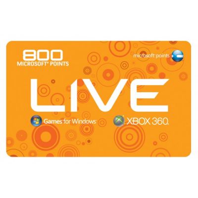 XBOX Live 800 Points EU&UK Prepaid