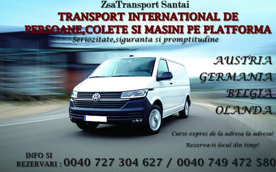 Transport persoane si colete ZSA
