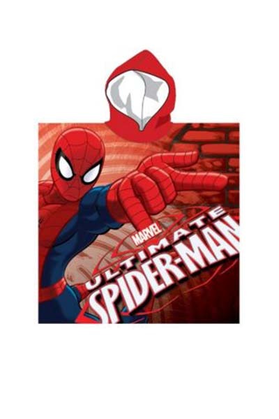 Poncho baieti Spiderman Spidey 55×110 cm 