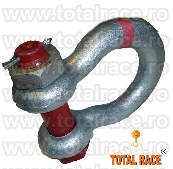 Chei tachelaj omega  cu bolt, piulita si stift de blocare Crosby