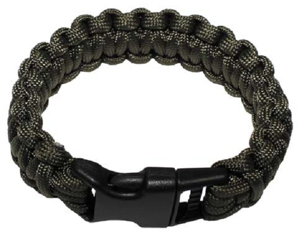 Bratara paracord L  olive