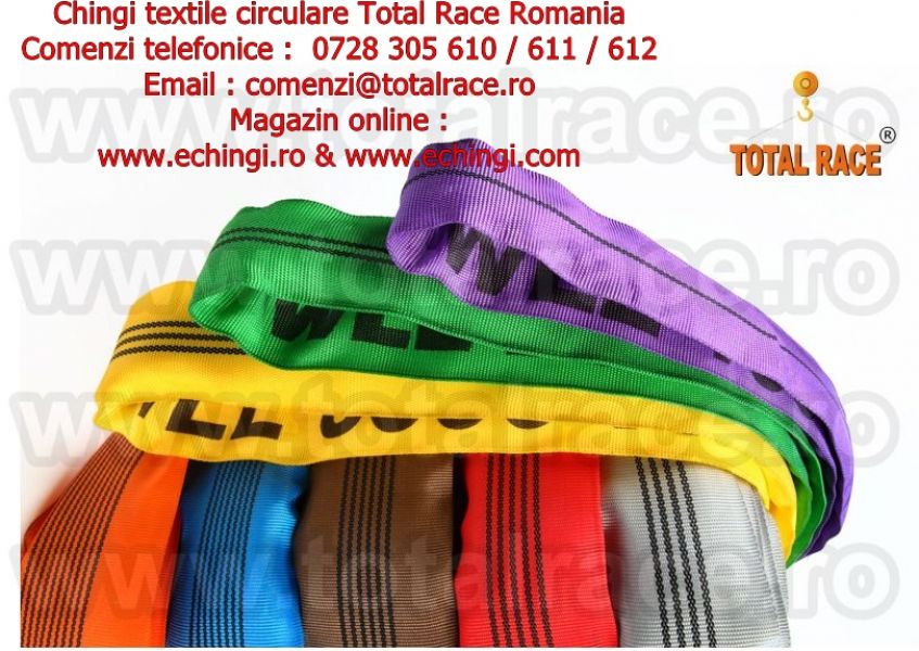 Chingi textile de ridicare pentru macarale turn