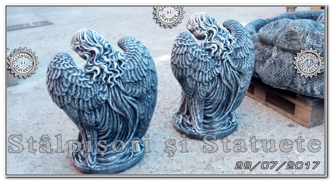 Statueta ingeras din beton model S42.
