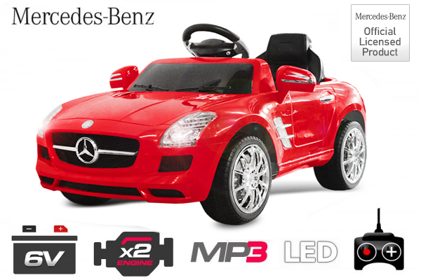 Masina electrica pentru Copii Mercedes SLS AMG 2x 25W 6V