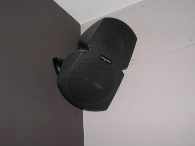 Vand boxa aparenta, 6W/106 dB, lemn, difuzare 180 grade