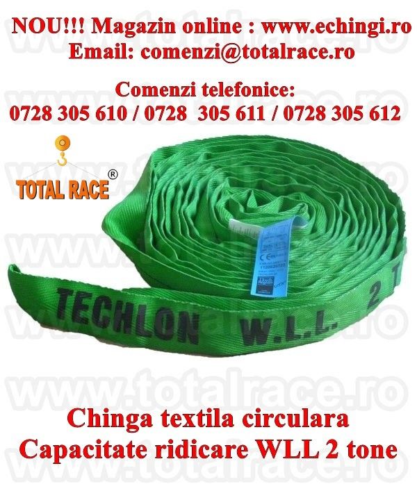 Chinga textila ridicare circulara 2 tone 3 metri