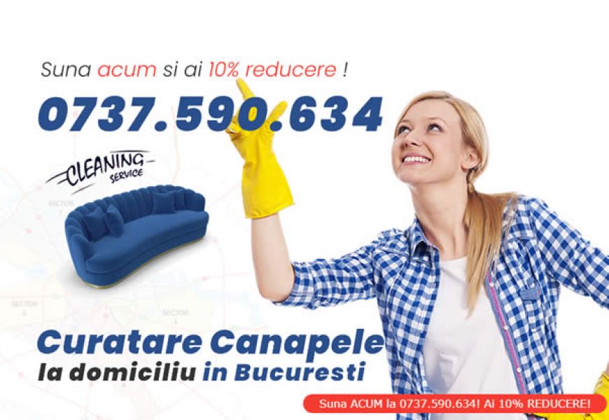 Curatare canapele in Bucuresti