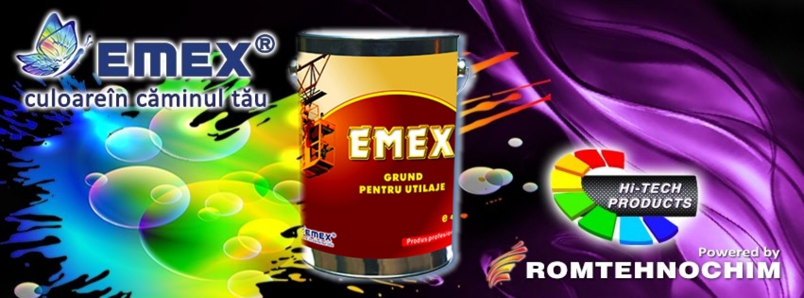 Grund Anticoroziv pentru Utilaje EMEX - 8.95  Ron/Kg  Rosu