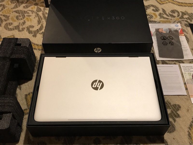 Hp spectre x360 15.6in (512GB SSD-16gb ram)