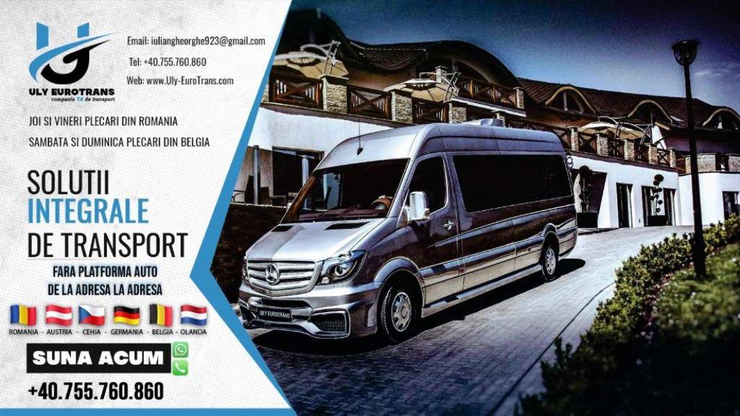 Transport persoane si colete Uly Trans