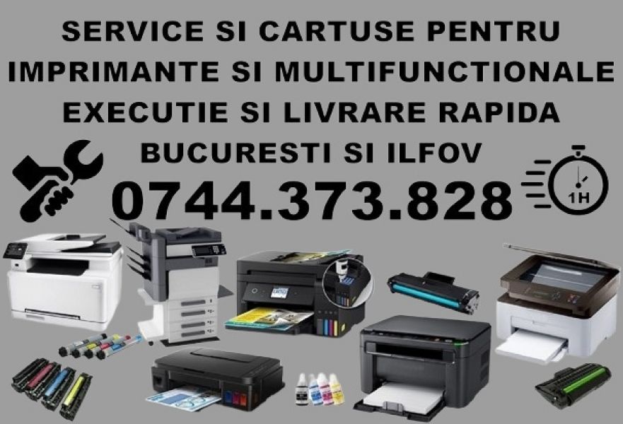Reparatii imprimante cu rezervoare cerneala ink cu deplasare gratuita in Bucuresti si Ilfov !..