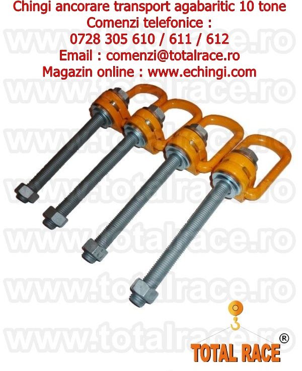 Inel surub rotativ tija lunga M8M48 capacitati intre 0,3-20 tone