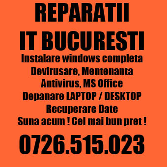 Reparatii Service Laptop / PC la domiciliu