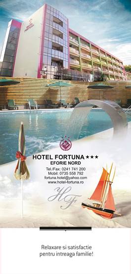 Hotelul Fortuna din Eforie Nord, locul ideal de cazare pentru vacanta de vara! 
