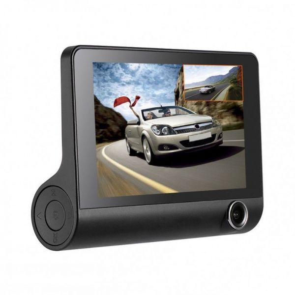 Camera Video Auto Tripla DVR Premium Reflection Vision, Full-HD, 3 Camere - Fata/Spate/Interior,