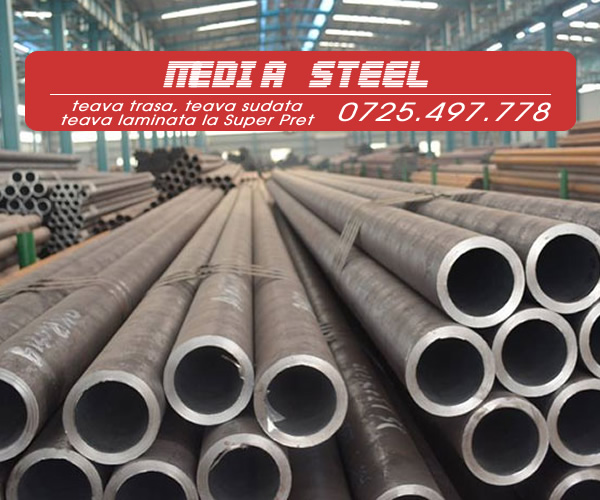 Teava metalica trasa si sudata. Transport gratuit! Tevi metalice la Super Pret