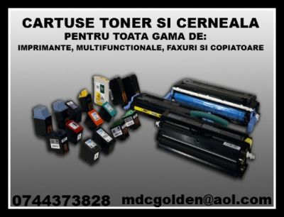 Incarcare cartuse  toner in 2 ore(max) 0744373828