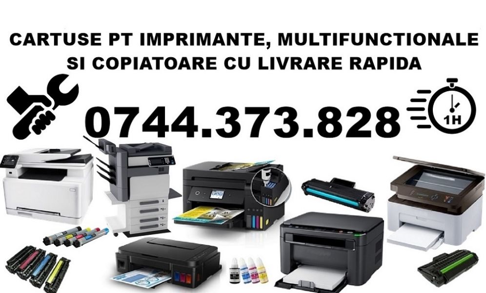 Urgent livram cartuse imprimante si copiatoare 0744373828 !.