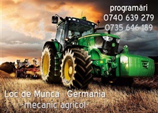 Angajari mecanici agricoli germania