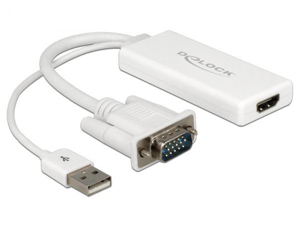 Adaptor VGA la HDMI cu audio - 62460