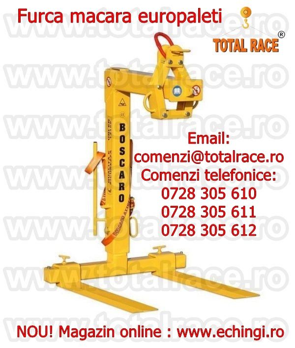 Furci macara productie Italia Total Race