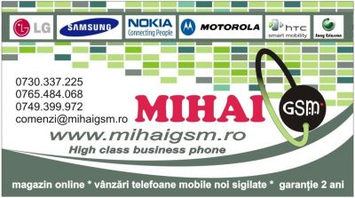 Vand telefoane mobile sigilate Mihaigsm garantie 2ani