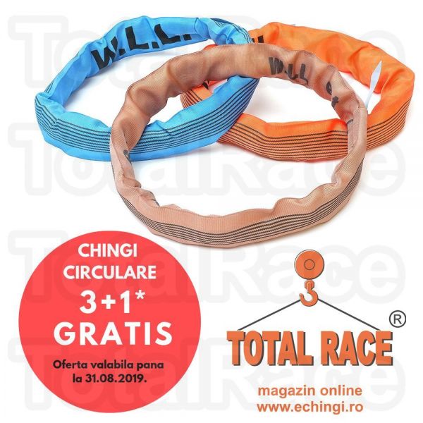 Super oferta verii 3+1 gratis: chingi de ridicare circulare