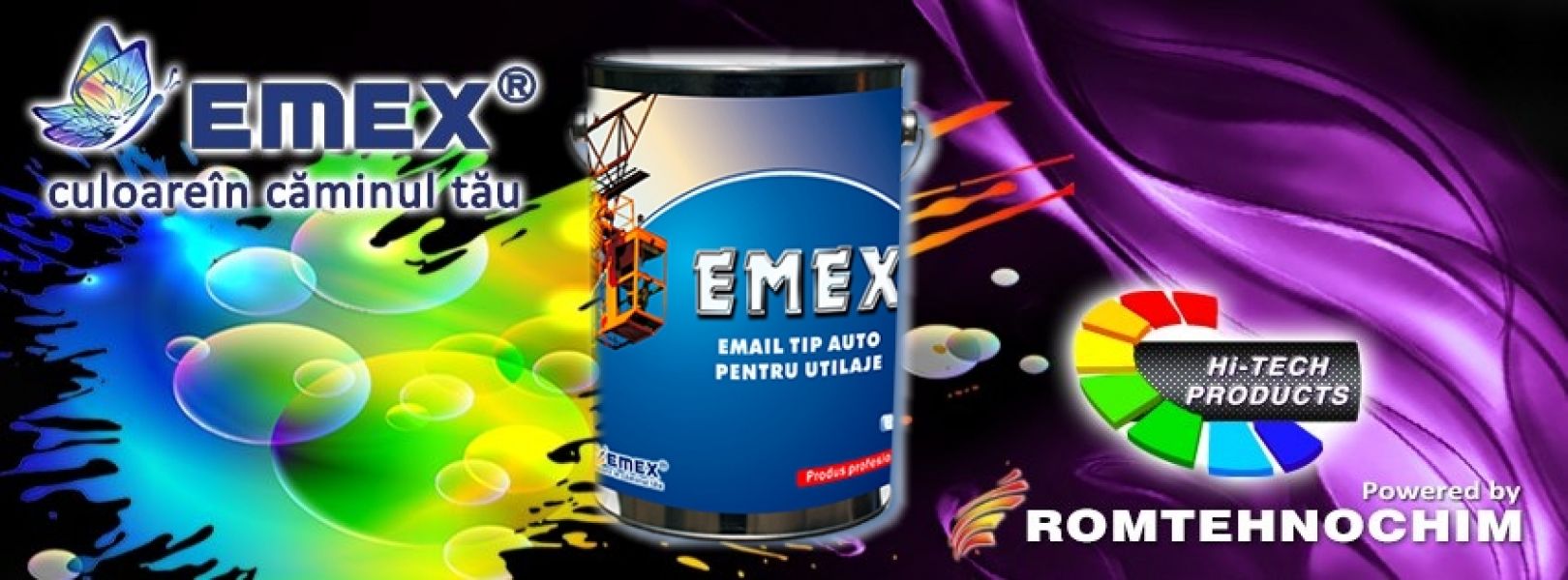 Vopsea tip Auto pentru Utilaje EMEX - 14.40  Ron/Kg  Gri