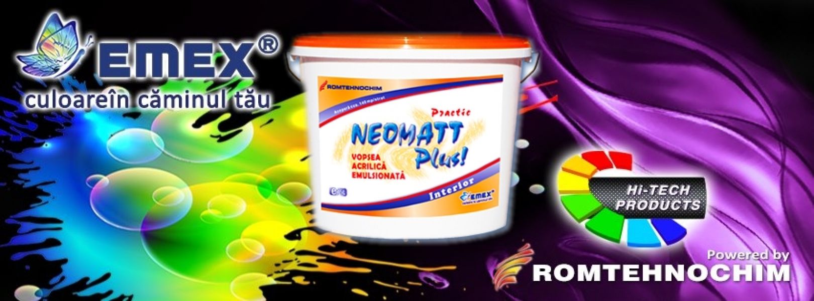 Vopsea Lavabila Practica de Interior NEOMATT PLUS - 72.20 Ron / Bidon 15 L