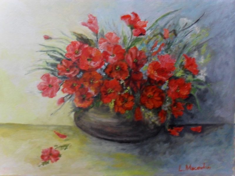 Picturi ulei pe panza;40cm/50cm;MacedonLuiza